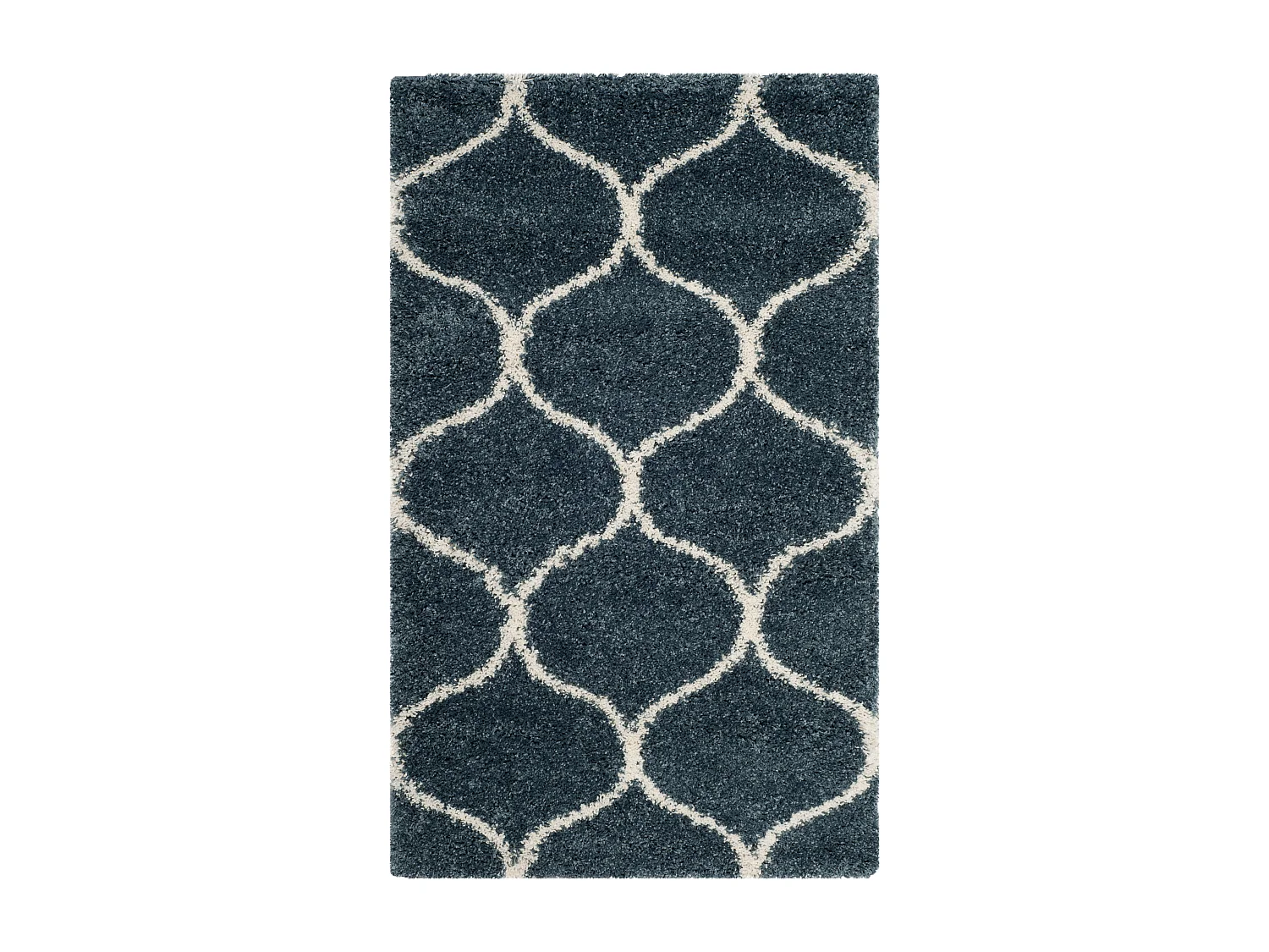 Tapis Bleu/Neutre 91 X 152 cm - Zoey