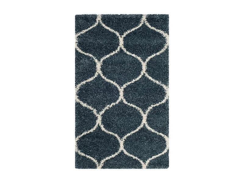 Tapis Bleu/Neutre 91 X 152 cm - Zoey