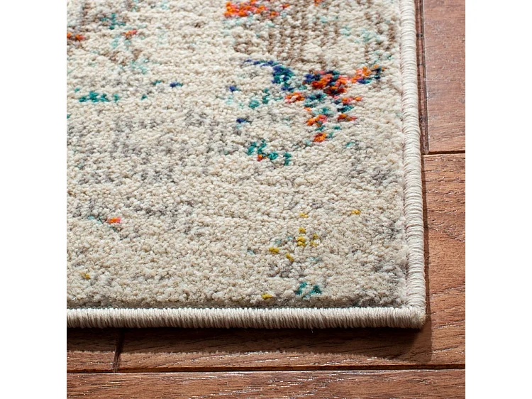 Tapis Neutre/Orange 61 X 244 cm - Mansie