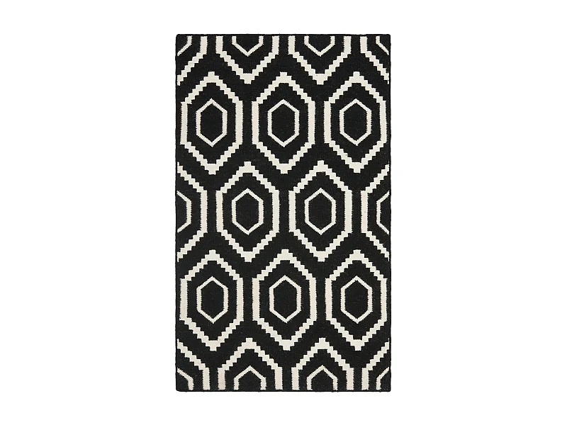 Tapis Noir/Neutre 122 X 183 cm - Casablanca