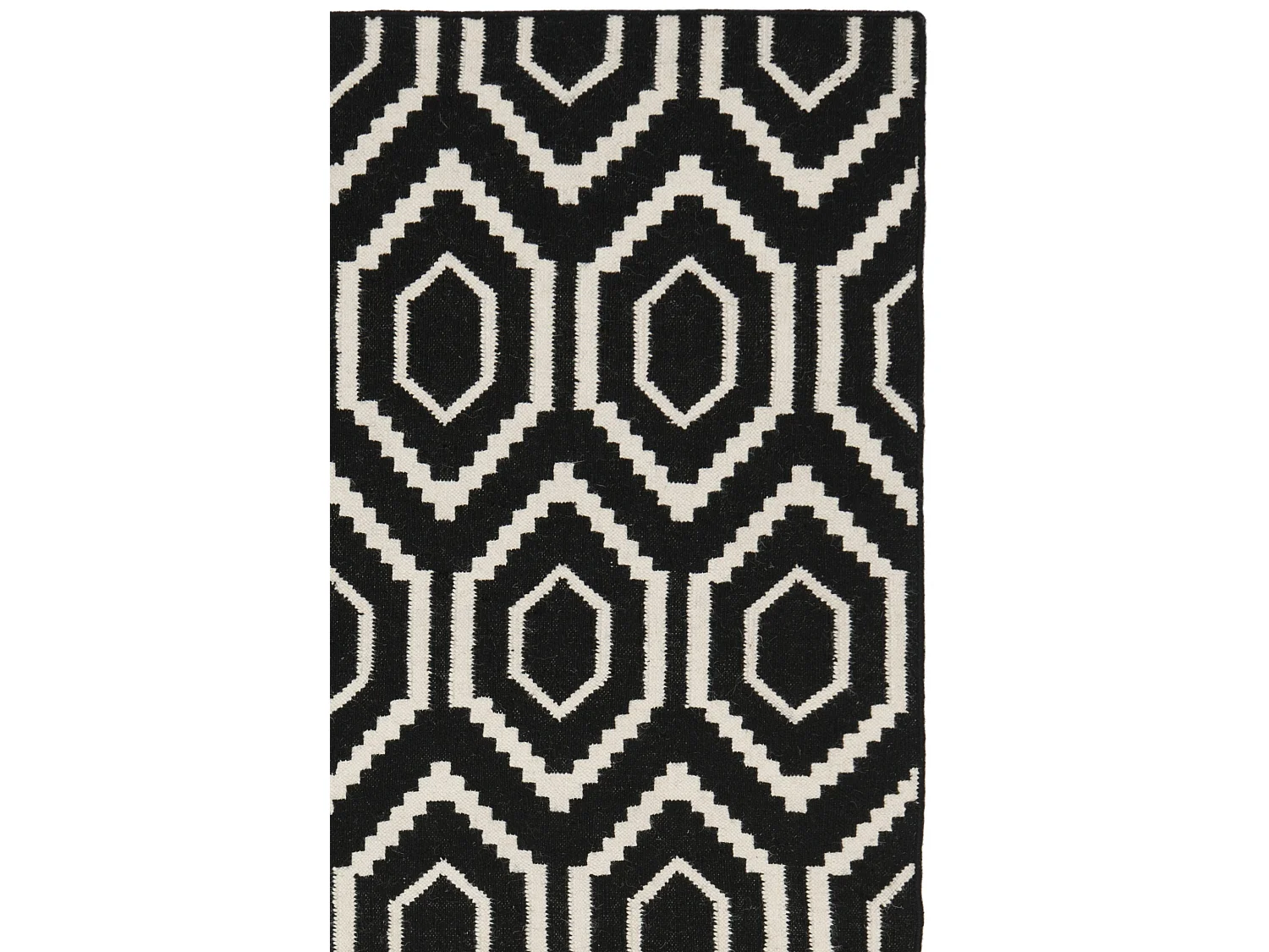Tapis Noir/Neutre 122 X 183 cm - Casablanca