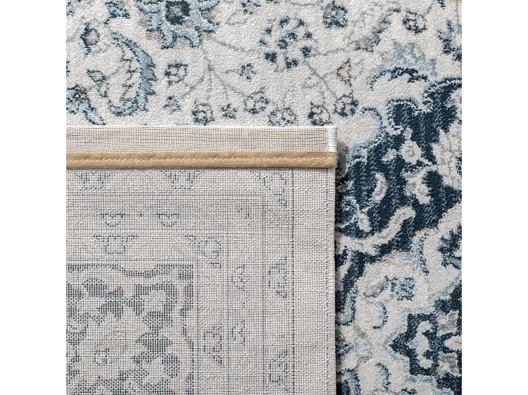 Tapis Neutre/Bleu Marine 91 X 152 cm - Isadora