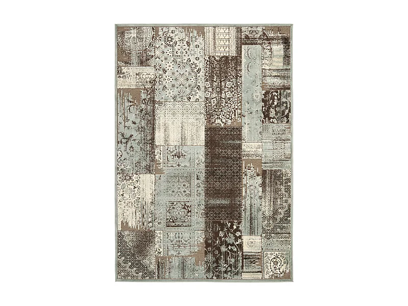 Tapis Bleu/Gris 122 X 170 cm - Kingstown