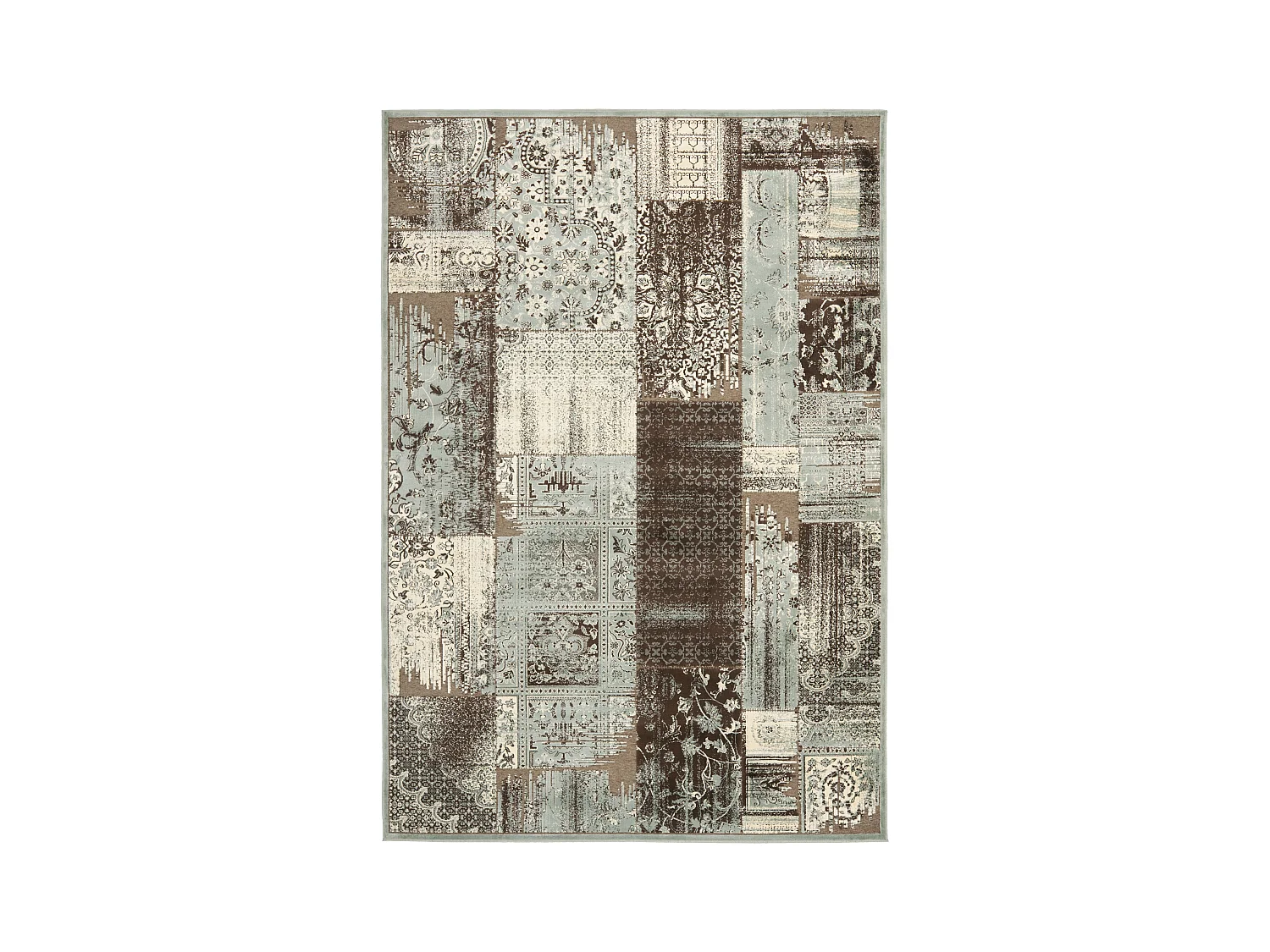 Tapis Bleu/Gris 122 X 170 cm - Kingstown