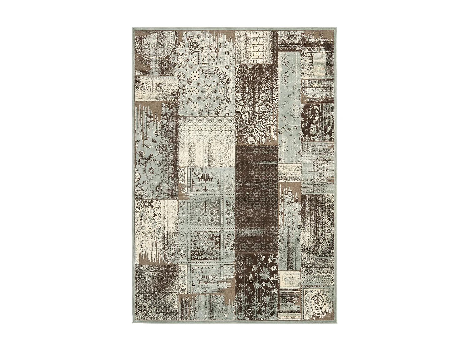 Tapis Bleu/Gris 122 X 170 cm - Kingstown