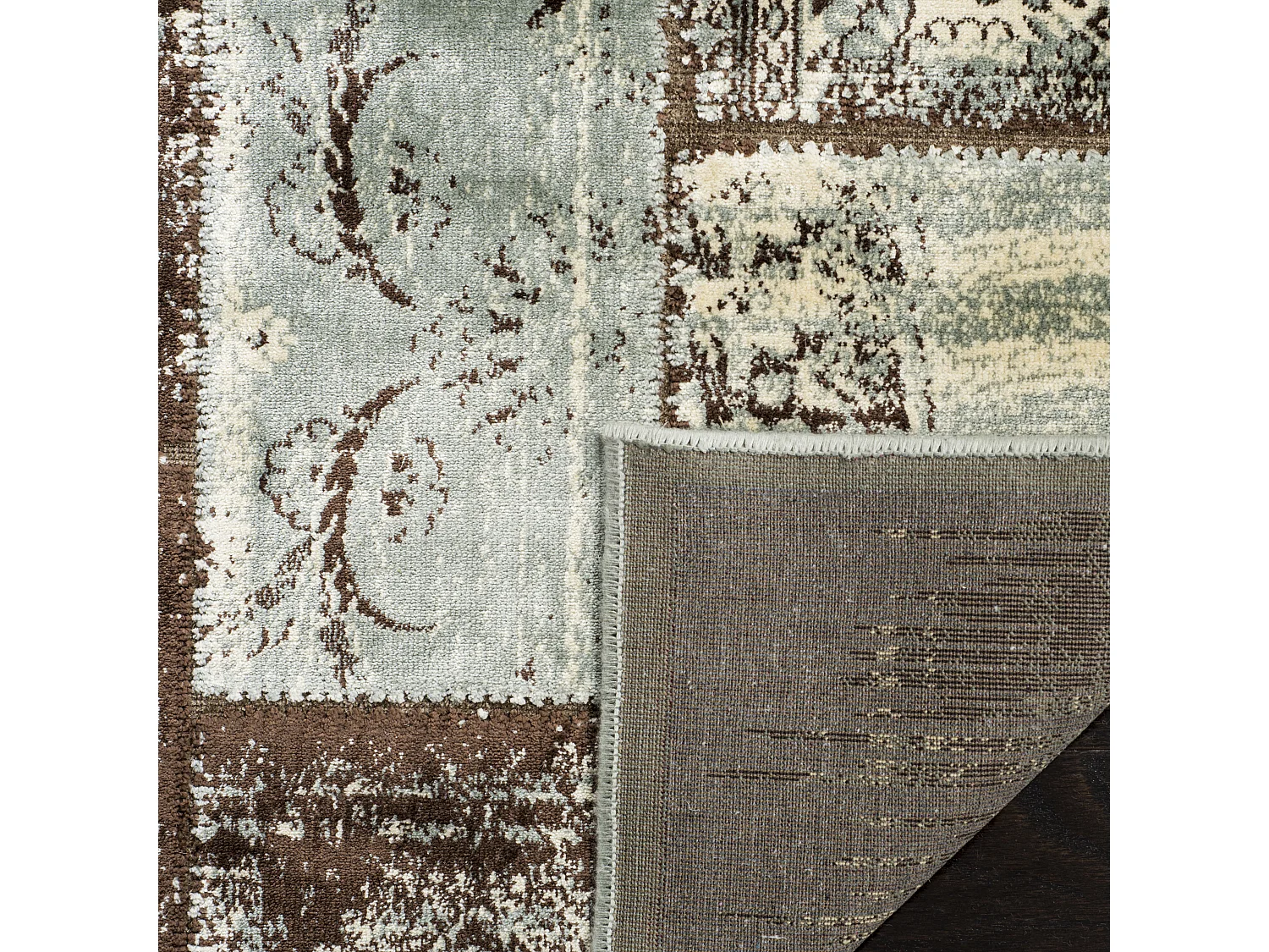 Tapis Bleu/Gris 122 X 170 cm - Kingstown