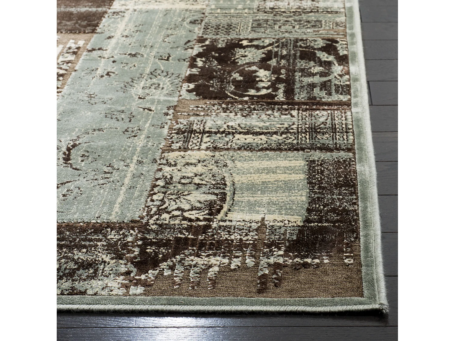 Tapis Bleu/Gris 122 X 170 cm - Kingstown