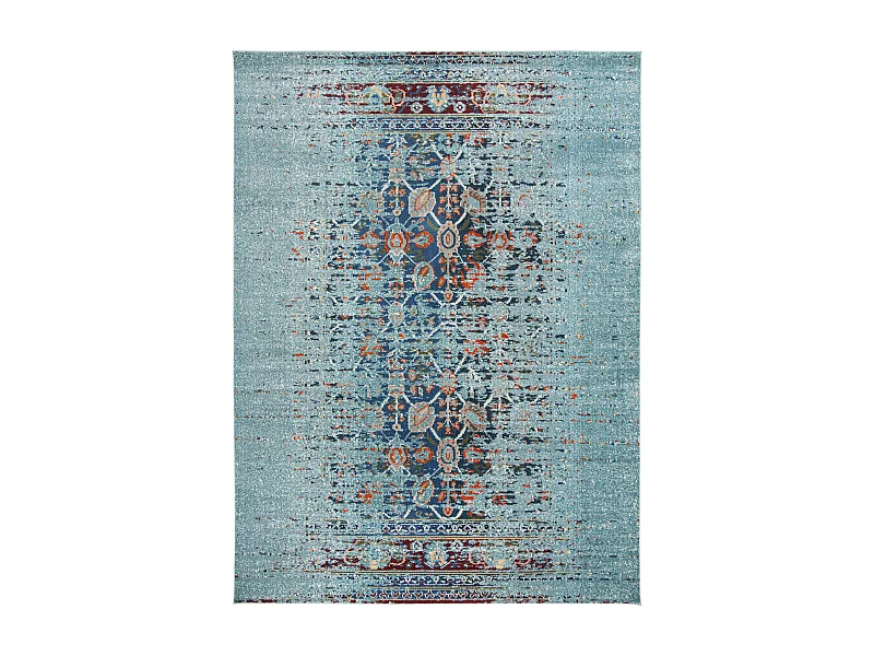 Tapis Bleu/Multicolore 235 x 335 cm - Almeria