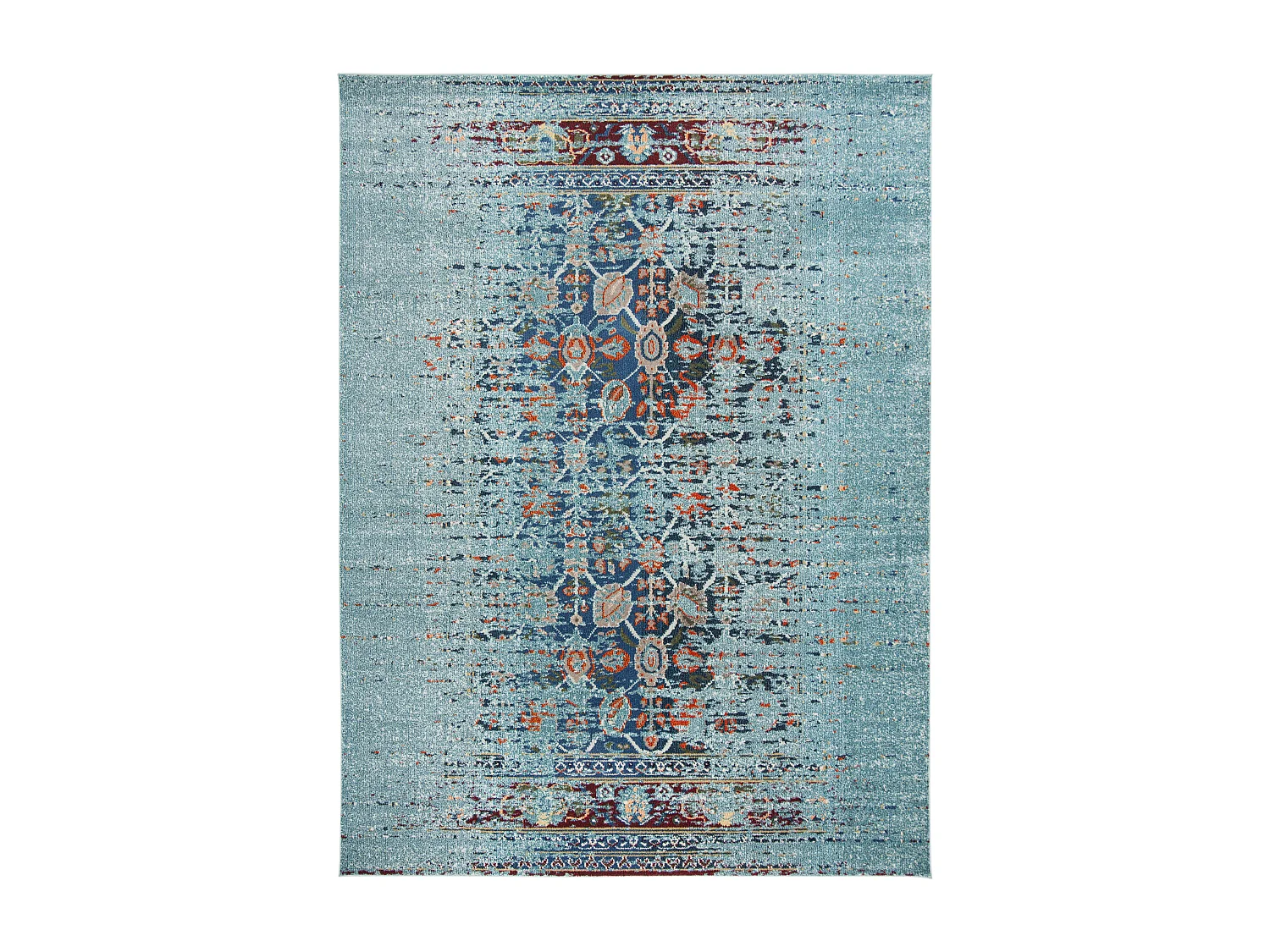 Tapis Bleu/Multicolore 235 x 335 cm - Almeria