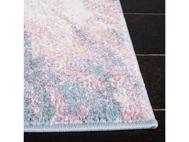 Tapis Rose/Bleu 79 X 152 cm - Camila