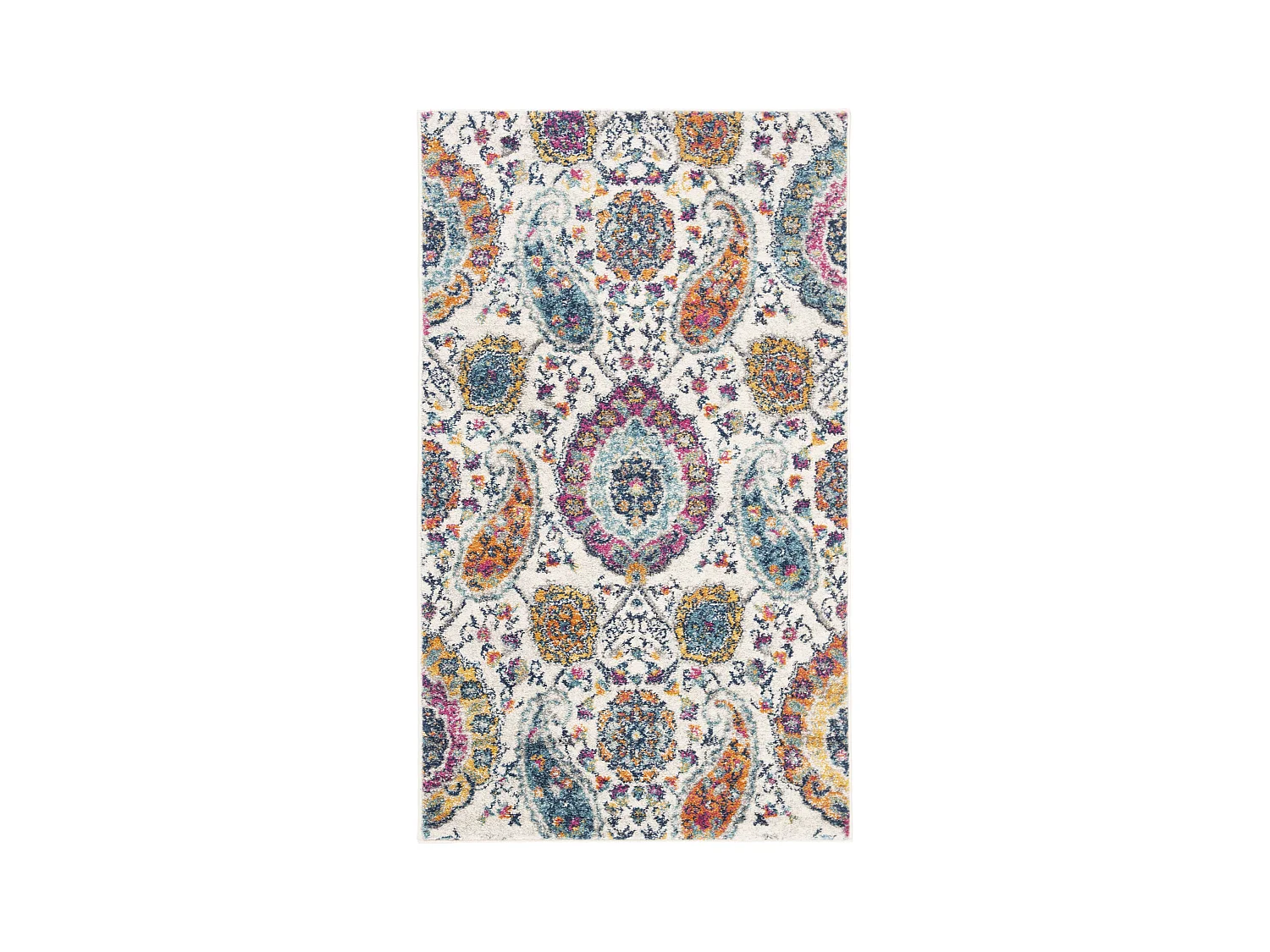 Tapis Neutre/Multicolore 122 X 183 cm - Mischa