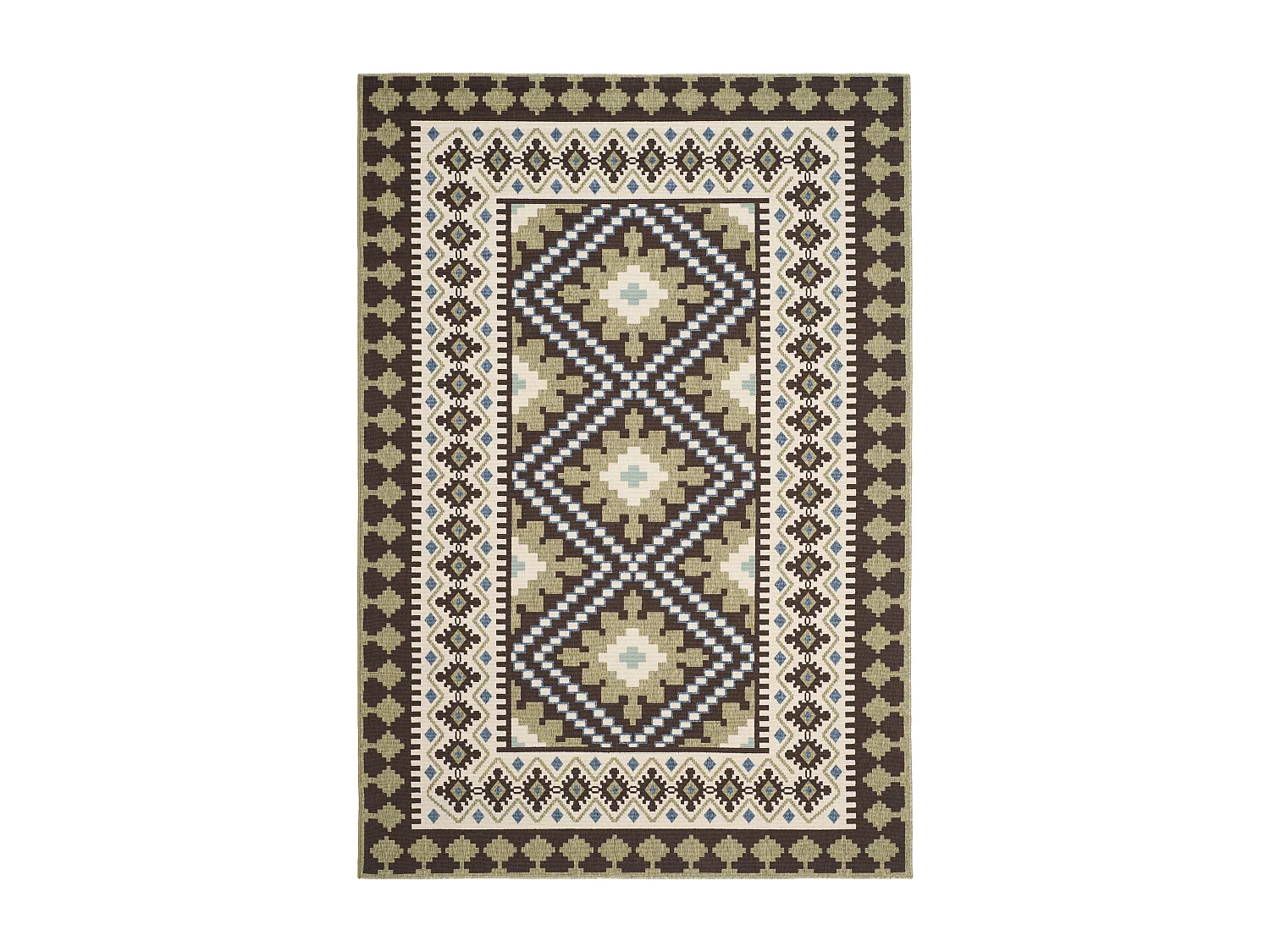 Tapis Marron/Vert 201 X 290 cm - Ratia