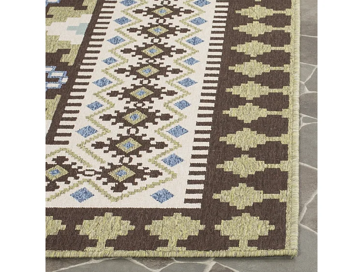 Tapis Marron/Vert 201 X 290 cm - Ratia