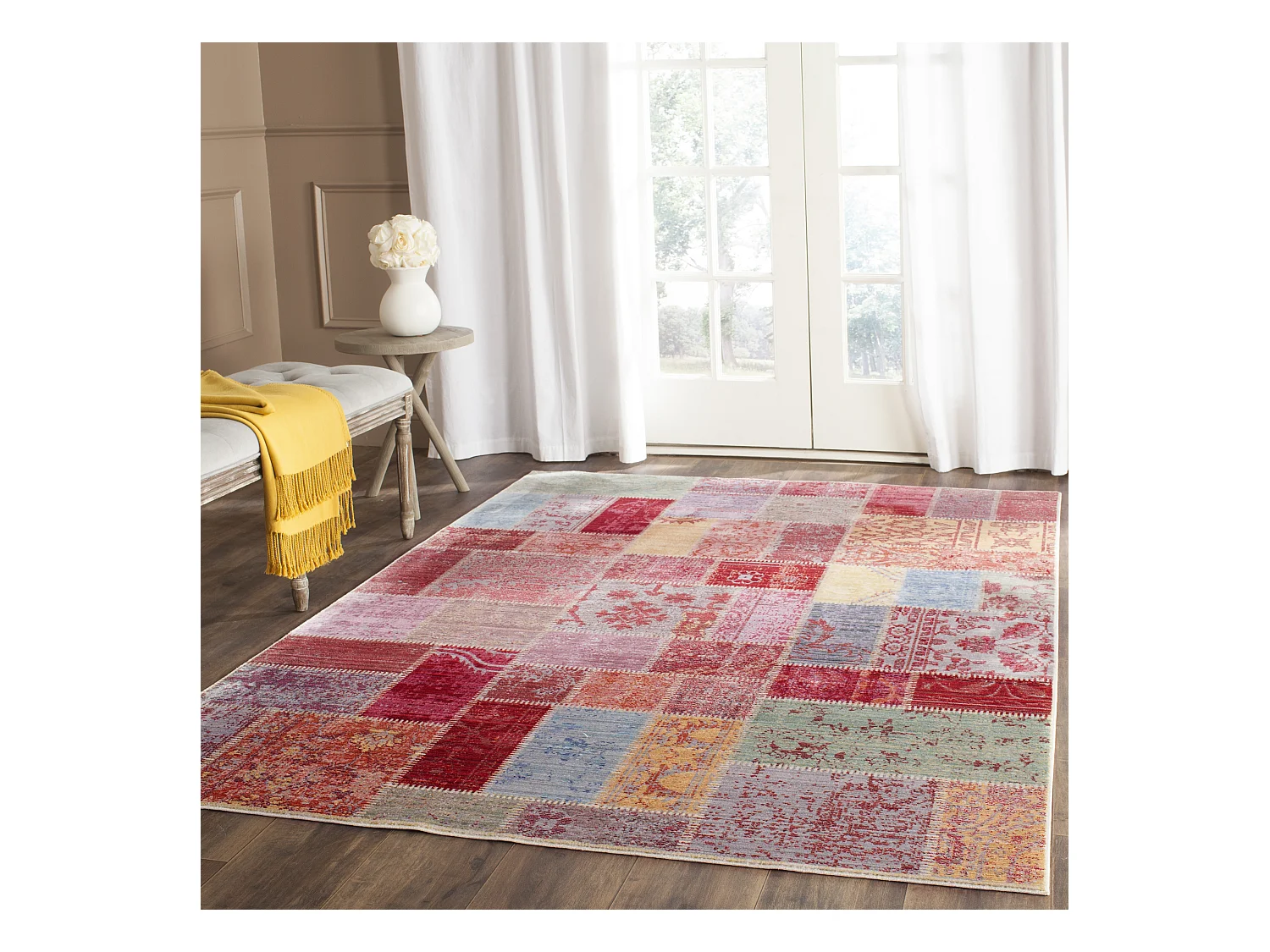 Tapis Multicolore 122 X 183 cm - Elsa