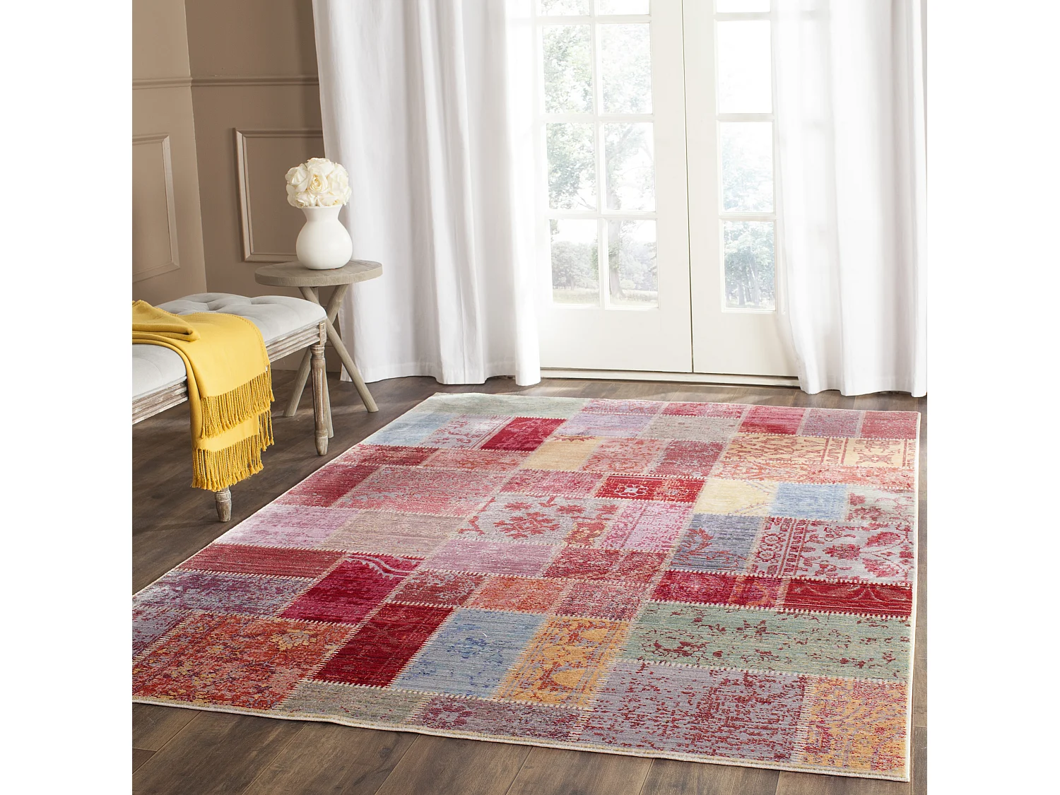 Tapis Multicolore 122 X 183 cm - Elsa