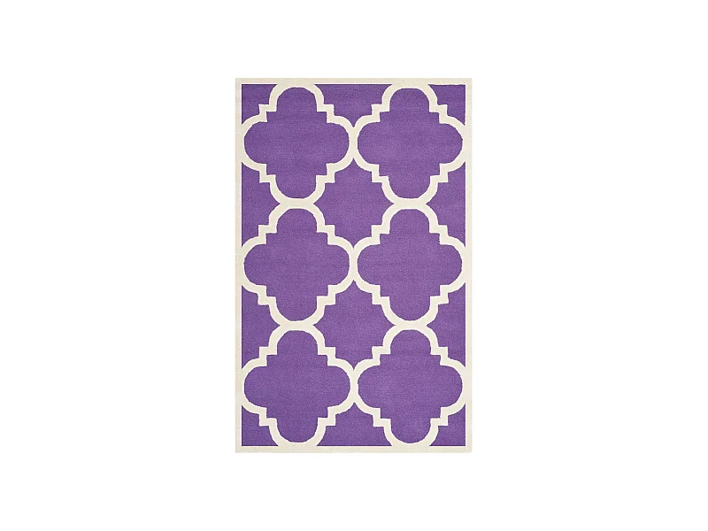 Tapis Violet/Ivoire 152 X 244 cm - Lenora