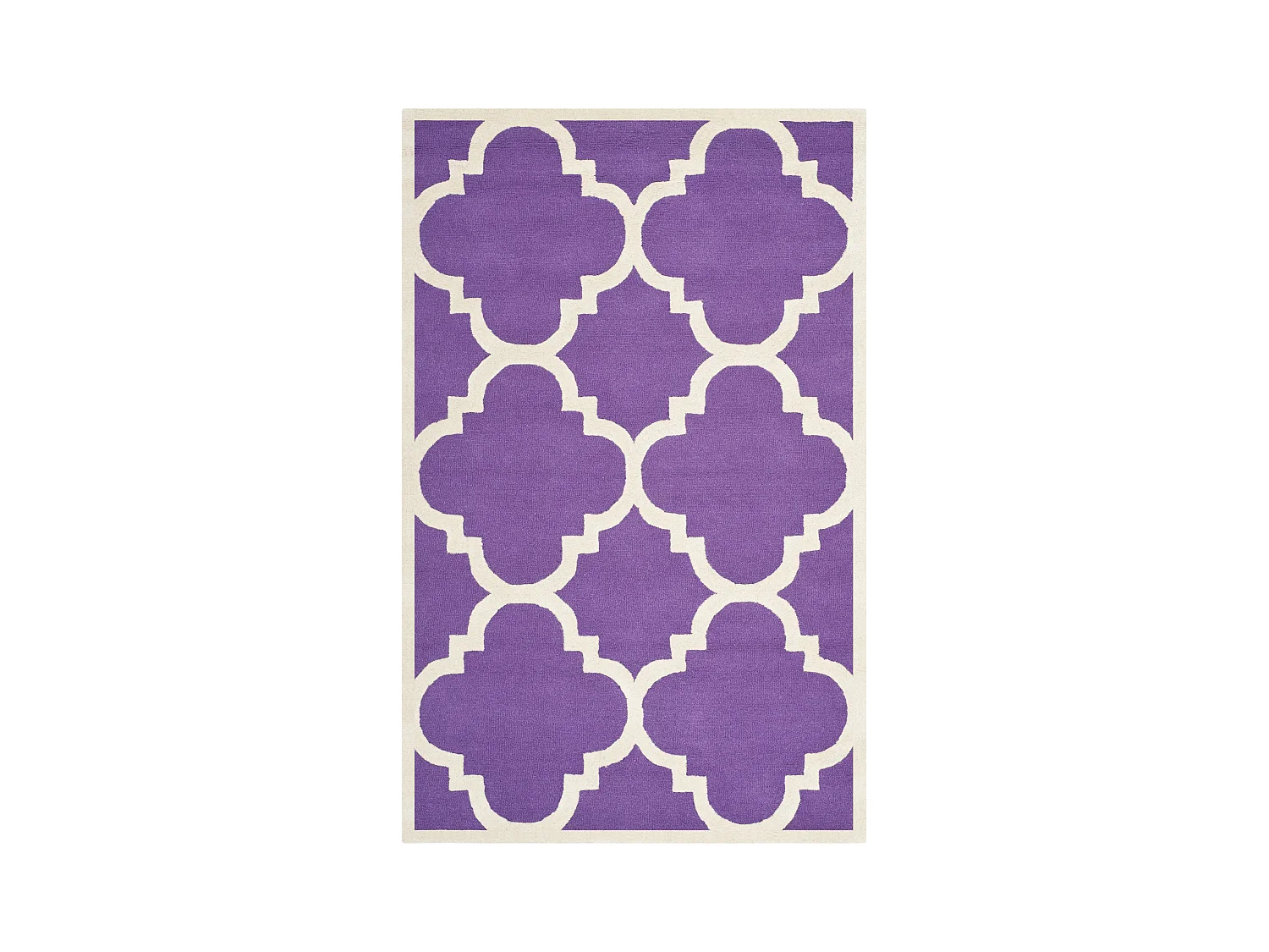 Tapis Violet/Ivoire 152 X 244 cm - Lenora