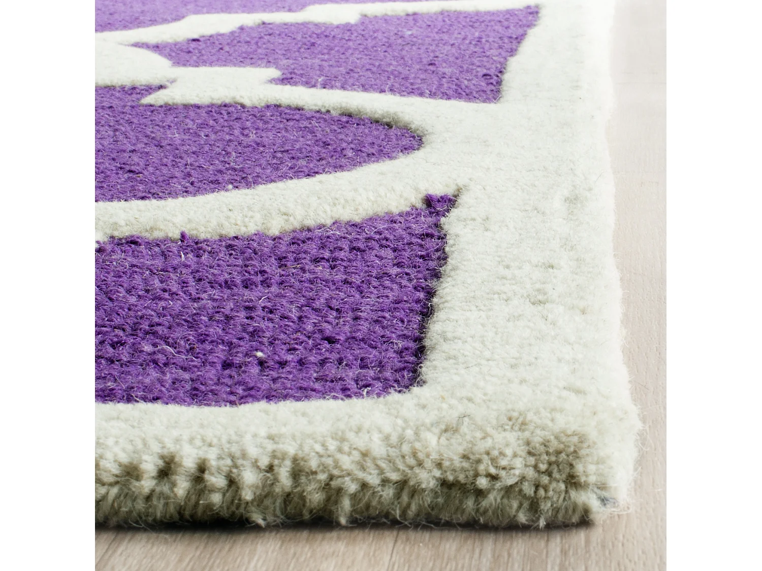 Tapis Violet/Ivoire 152 X 244 cm - Lenora