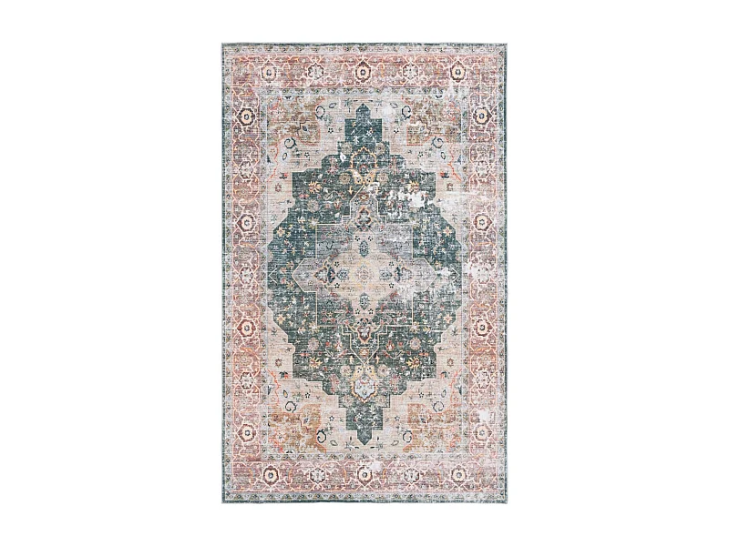 Tapis Vert/Marron 183 X 274 cm - Anouk