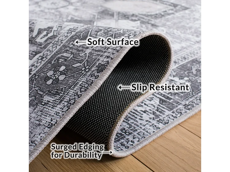 Tapis Vert Foncé/Beige 122 X 122 cm - Fawn