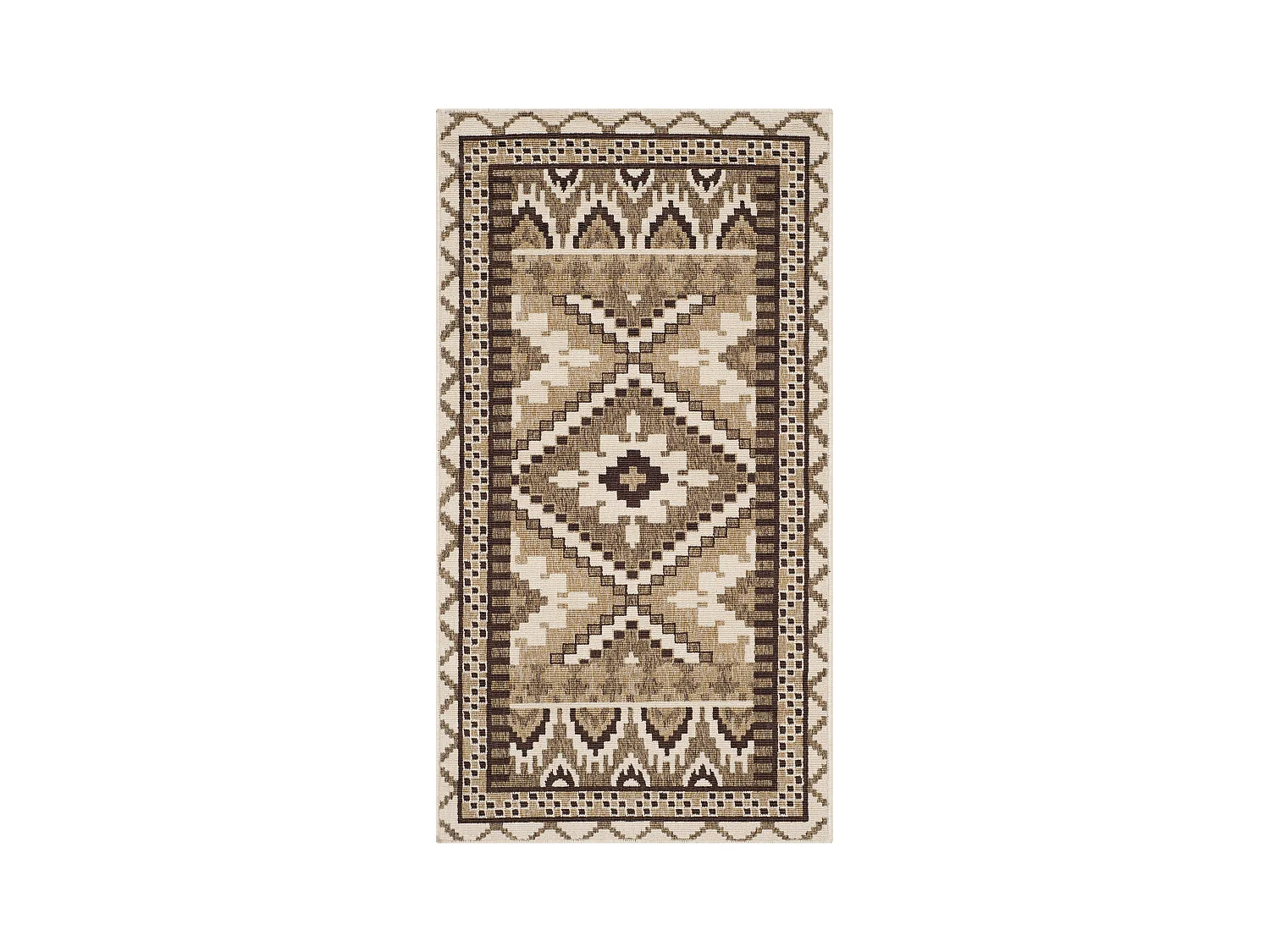 Tapis Neutre/Marron 122 X 170 cm - Tikota