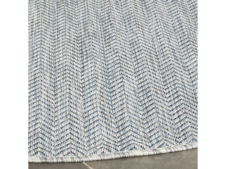 Tapis Gris/Bleu Marine 122 X 122 cm - Cassiopeia