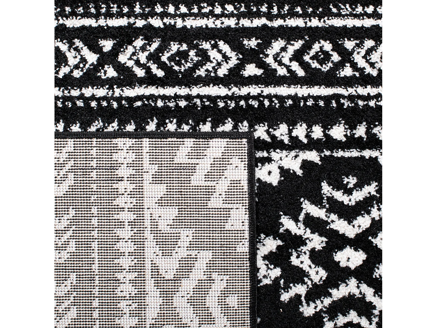 Tapis Noir/Neutre 122 X 183 cm - Hope