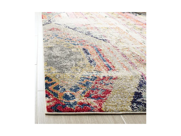 Tapis Gris/Multicolore 122 X 170 cm - Livia