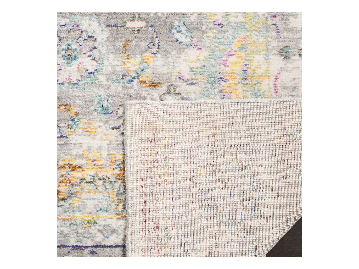 Tapis Gris/Multicolore 69 X 244 cm - Karine