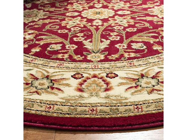 Tapis Rouge/Ivoire 122 X 122 cm - Ulyssa