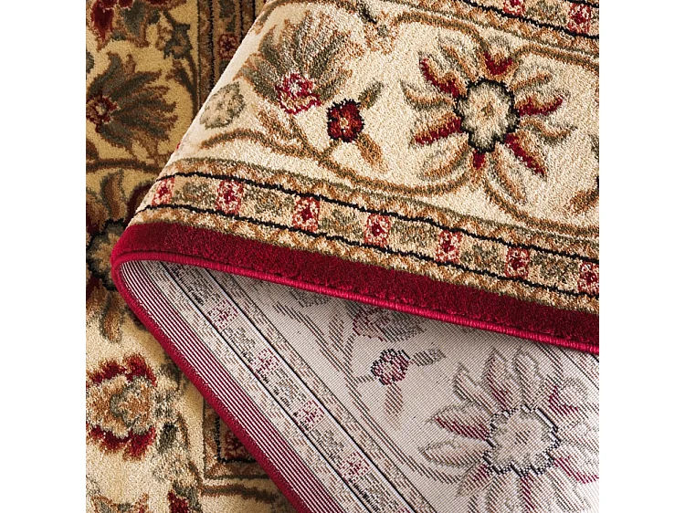 Tapis Rouge/Ivoire 122 X 122 cm - Ulyssa