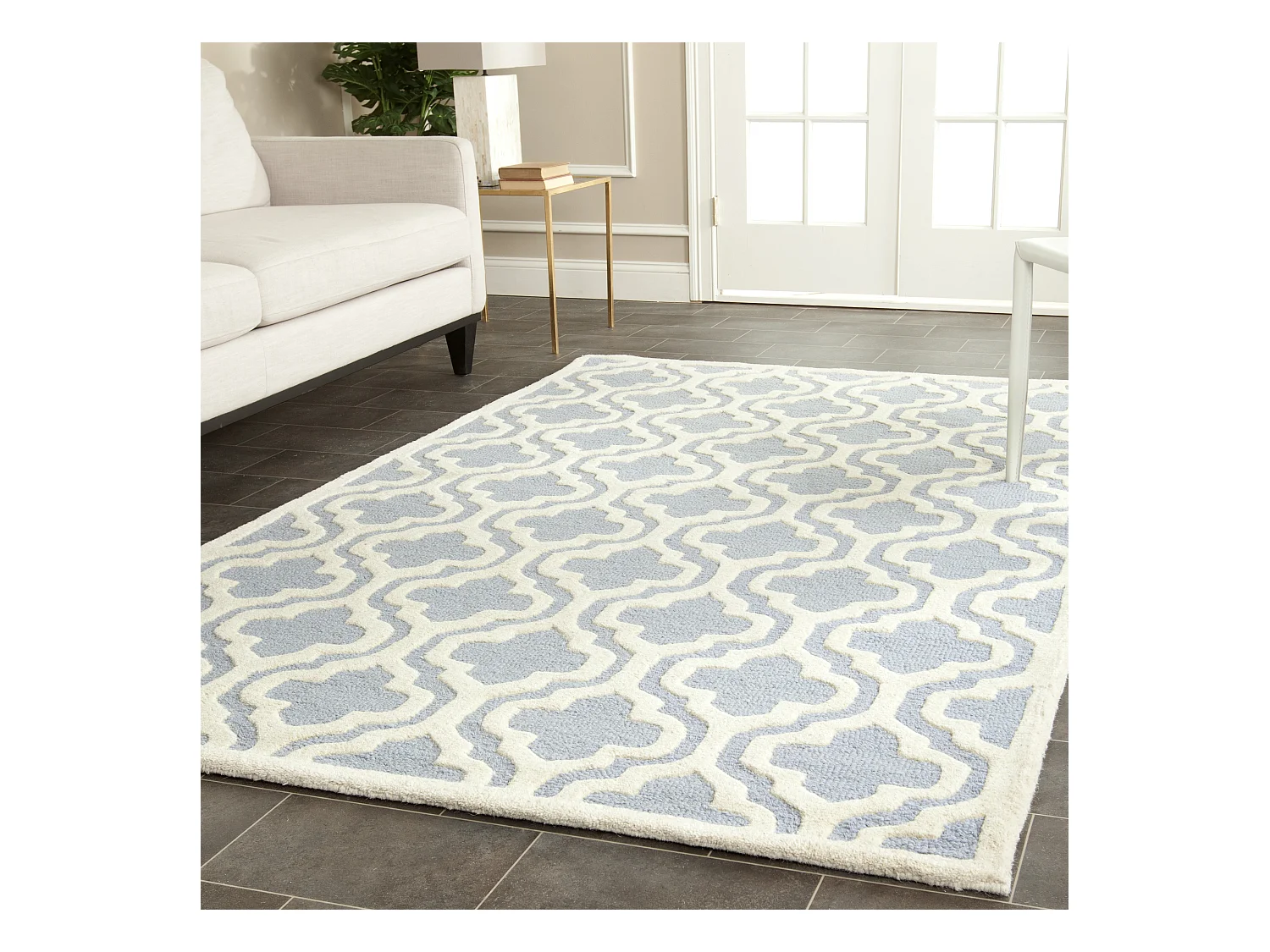 Tapis Bleu/Neutre 183 X 274 cm - Oriana