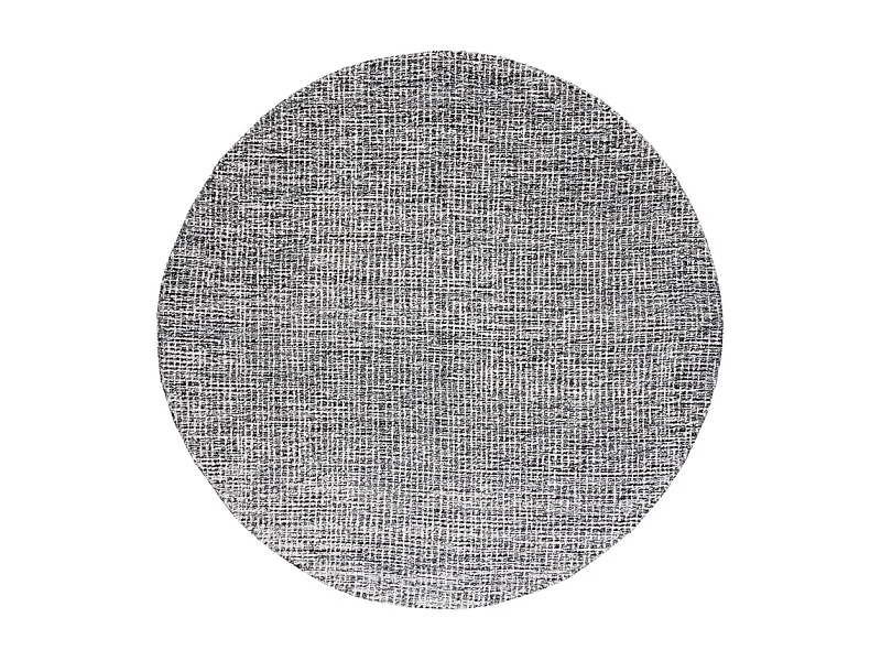 Tapis Noir/Ivoire 183 X 183 cm - Damaris
