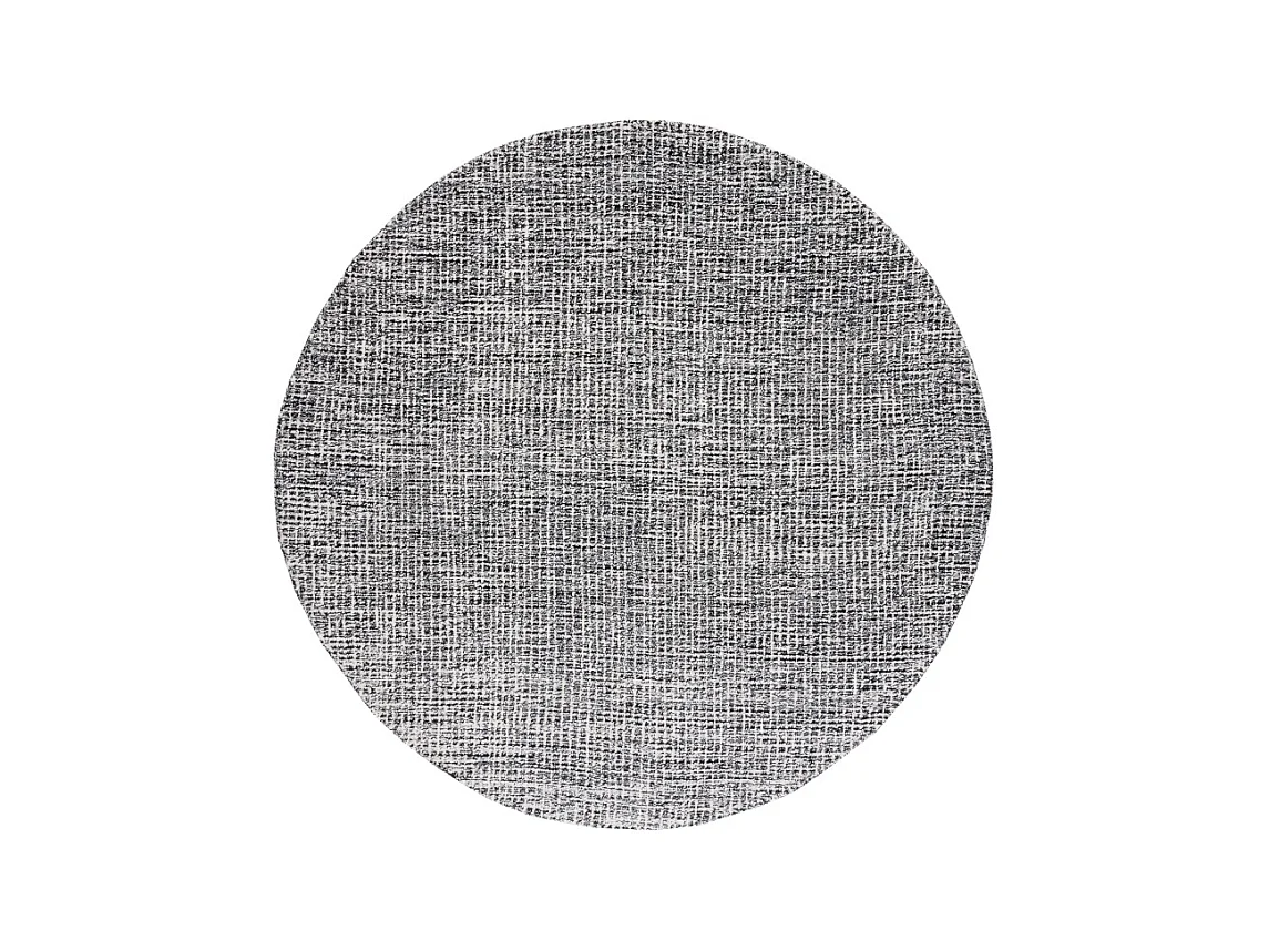 Tapis Noir/Ivoire 183 X 183 cm - Damaris