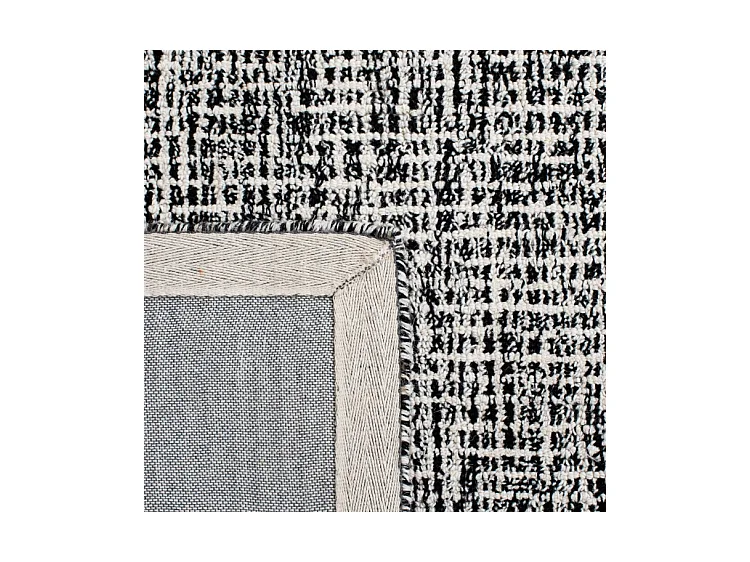 Tapis Noir/Ivoire 183 X 183 cm - Damaris