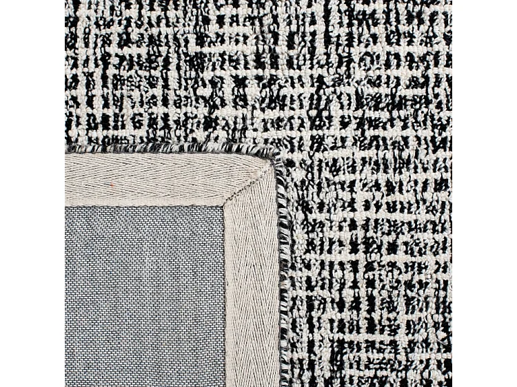 Tapis Noir/Ivoire 183 X 183 cm - Damaris