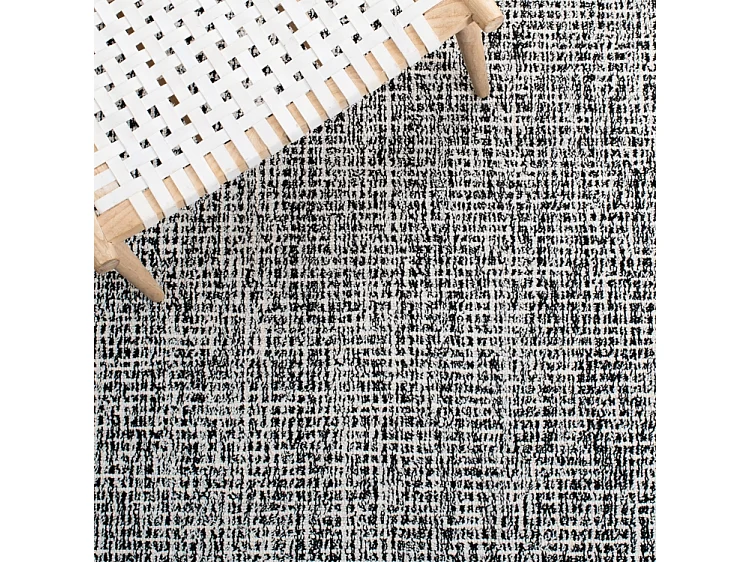 Tapis Noir/Ivoire 183 X 183 cm - Damaris