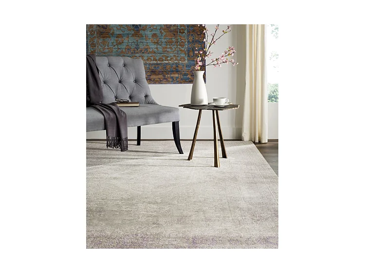 Tapis Gris/Violet 122 X 170 cm - Annabelle