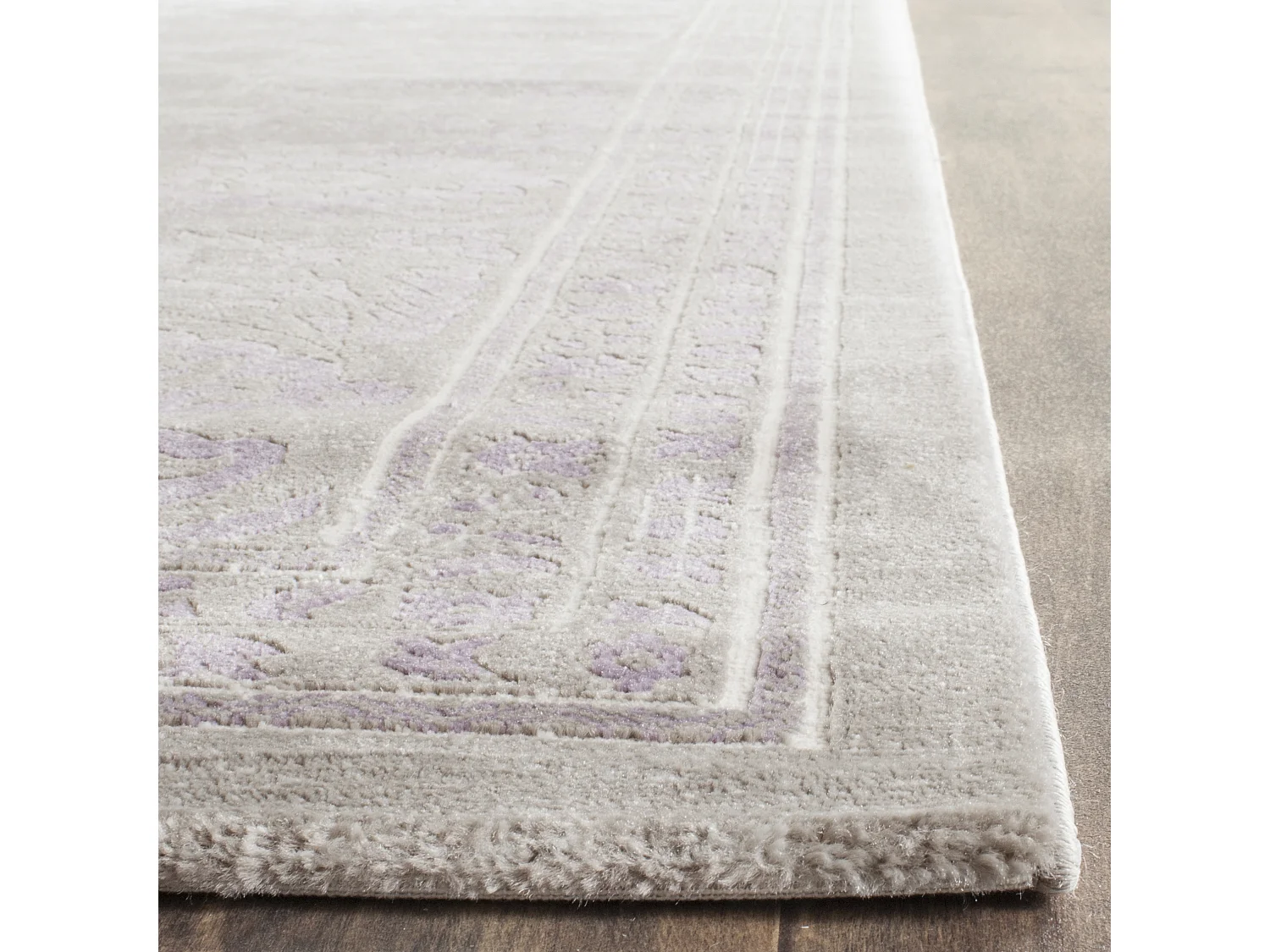 Tapis Gris/Violet 122 X 170 cm - Annabelle