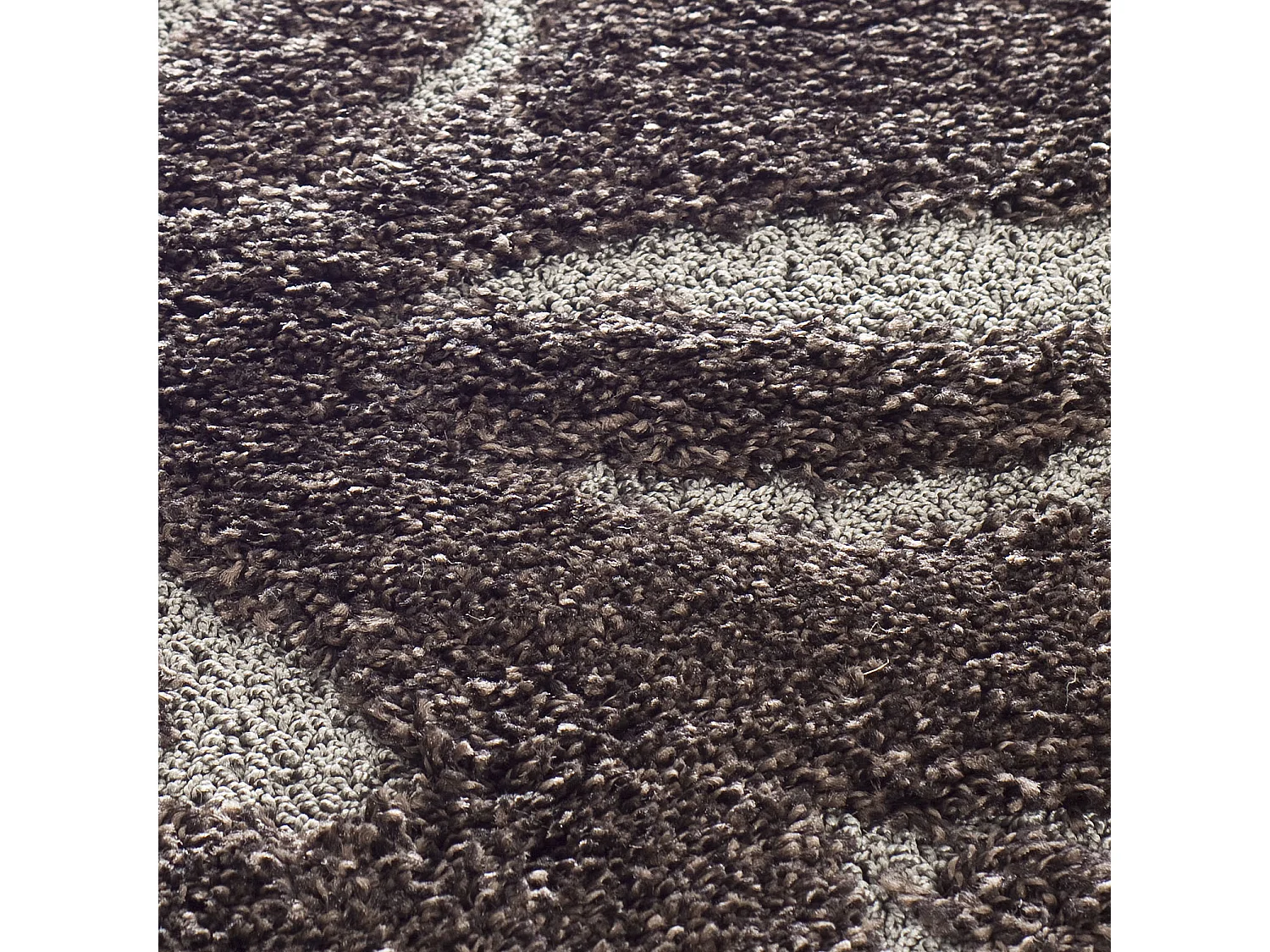 Tapis Marron/Gris 69 X 122 cm - Felix