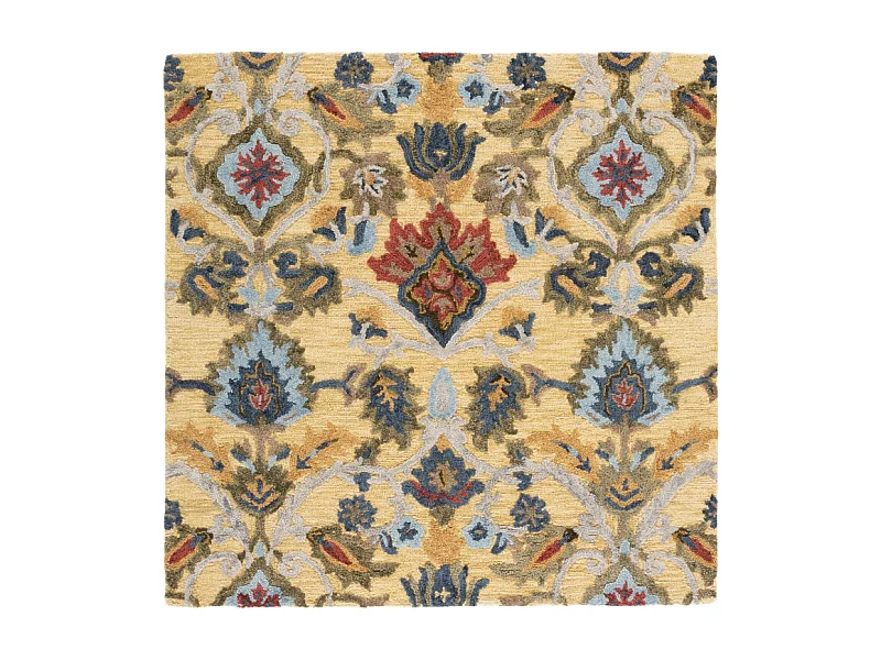 Tapis Or/Multicolore 183 X 183 cm - Juni