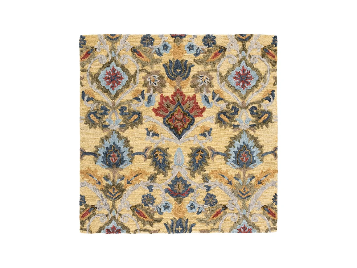 Tapis Or/Multicolore 183 X 183 cm - Juni