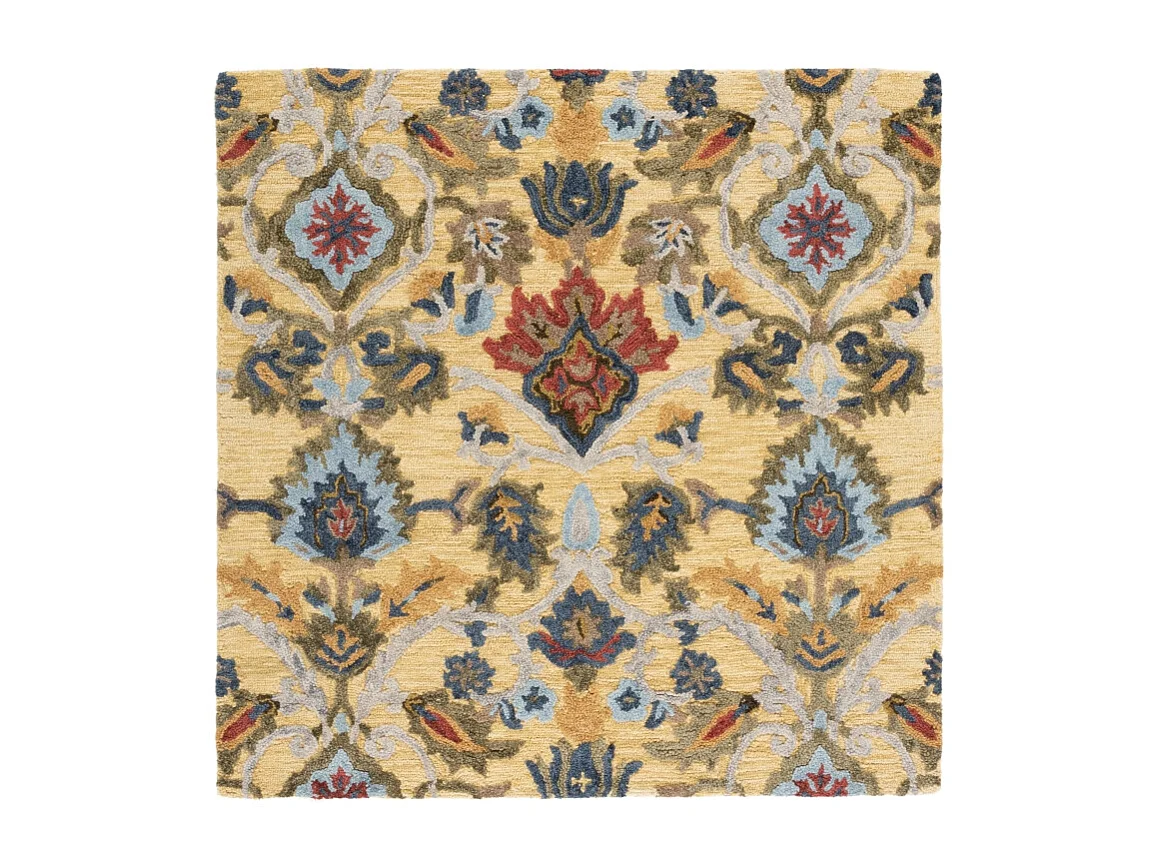 Tapis Or/Multicolore 183 X 183 cm - Juni