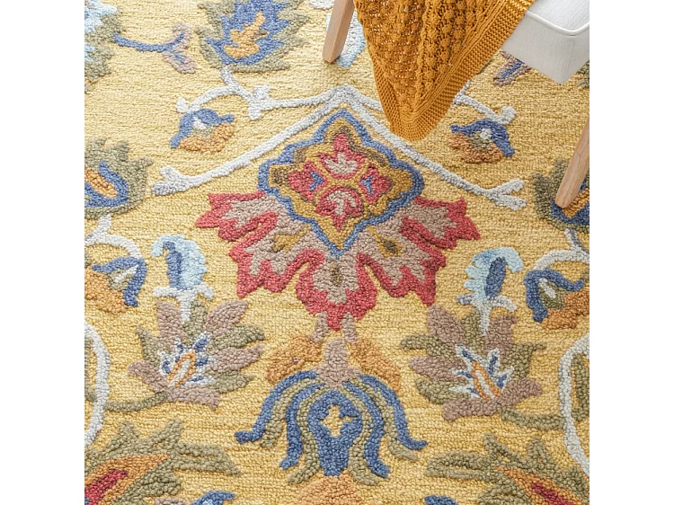 Tapis Or/Multicolore 183 X 183 cm - Juni