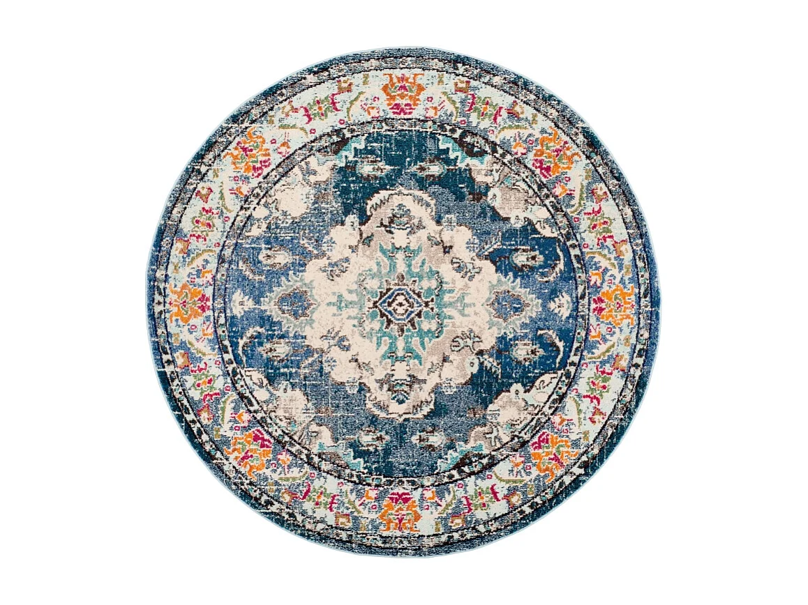 Tapis Bleu Marine/Bleu 201 X 201 cm - Milà