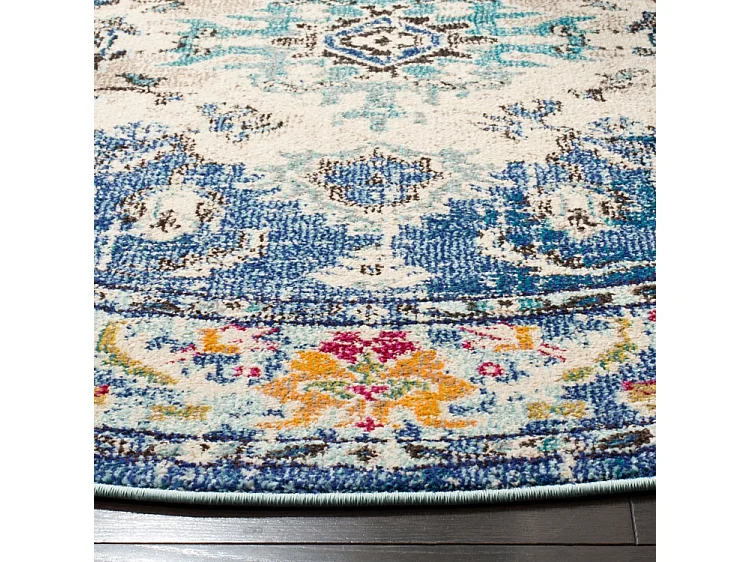 Tapis Bleu Marine/Bleu 201 X 201 cm - Milà