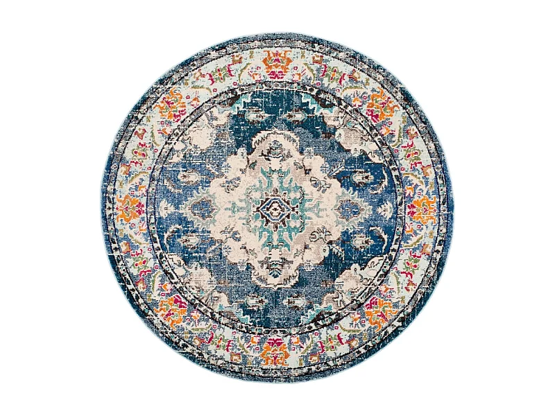 Tapis Bleu Marine/Bleu 201 X 201 cm - Milà