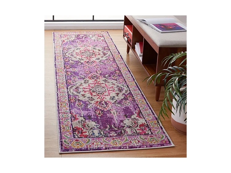 Tapis Violet/Rose 66 X 244 cm - Milà