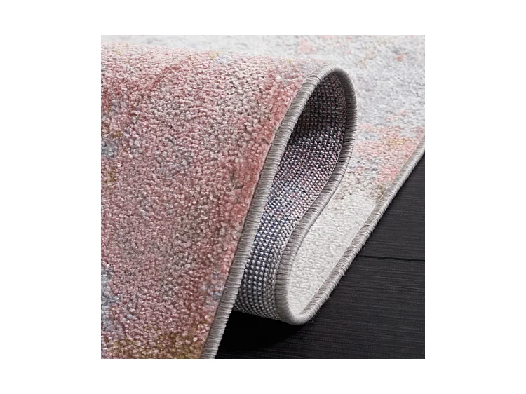 Tapis Rose/Gris 201 X 274 cm - Marcelline