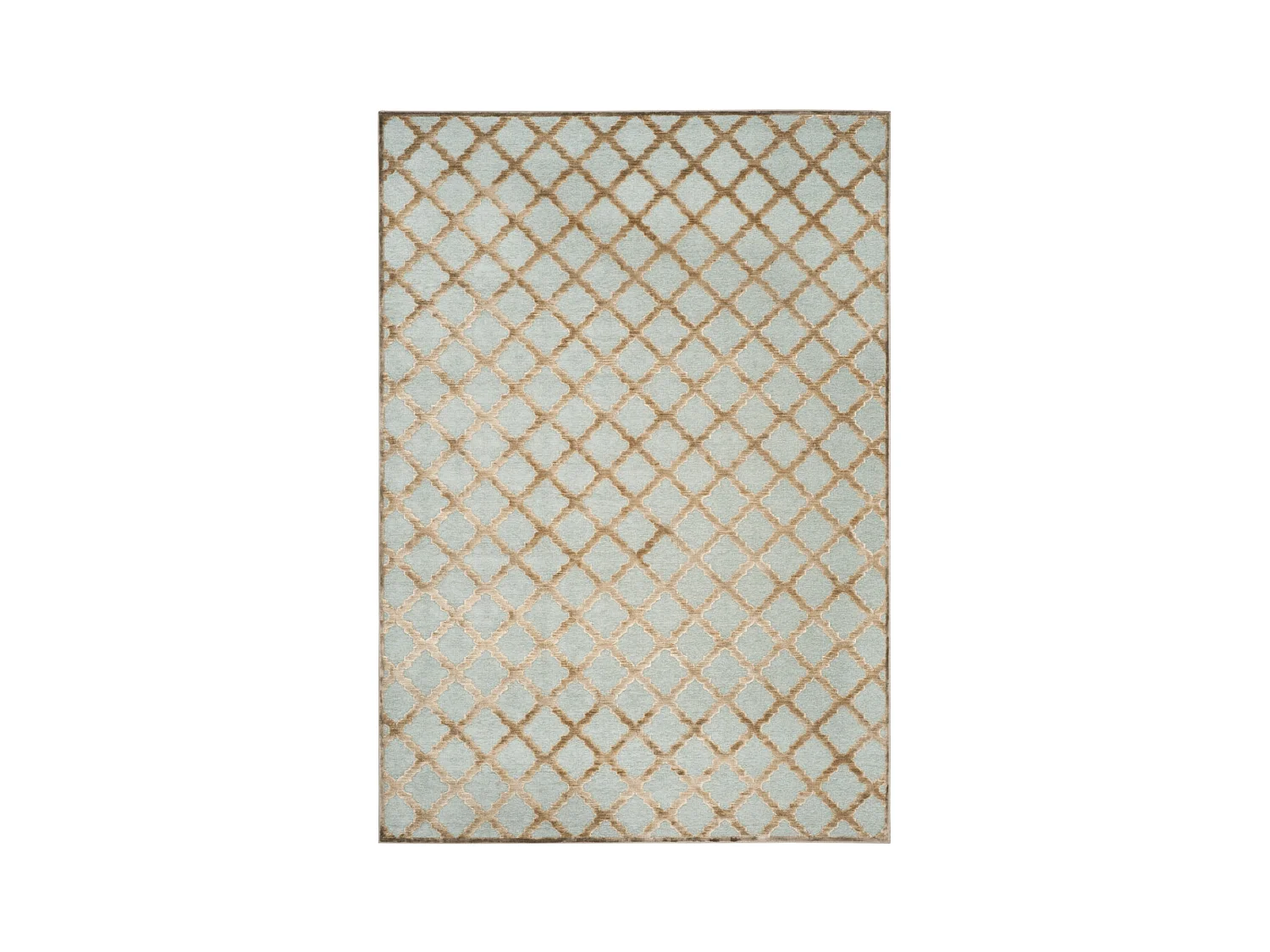 Tapis Marron/Neutre/Aqua 160 X 229 cm - Anguilla